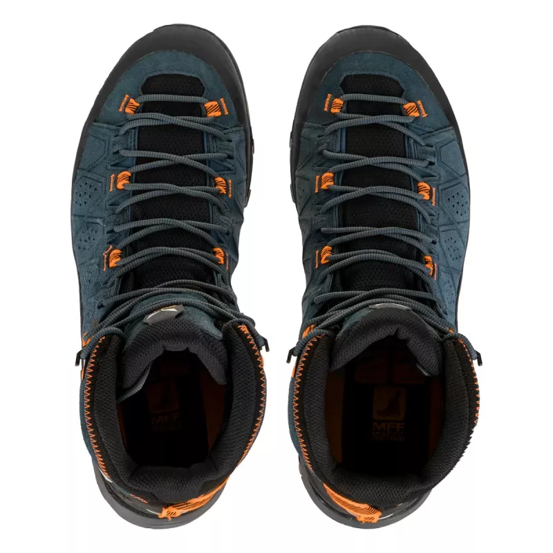 Salewa Alp Trainer 2 Mid GTX Hiking Boots Dark Denim/Fluo Orange UK 8 (EU 42)