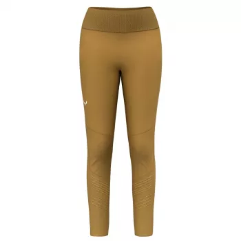 Salewa Pedroc Dry Resp Hybrid Tights Damen - Golden Brown, XS/S