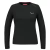 Salewa Pedroc Dry Tee Damen Kurzarm Technisches T-Shirt - Schwarz