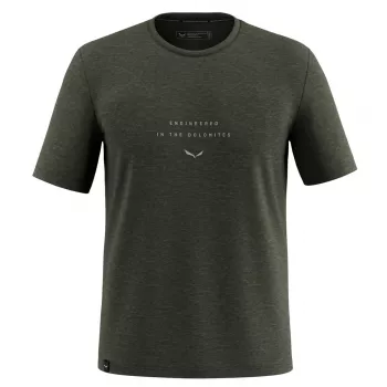 Salewa Eagle Eitd AM T-Shirt - Dark Olive - Größe XL