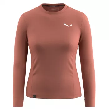 Salewa Puez Dry Tee Damen T-Shirt - Etruskischrot, Größe L