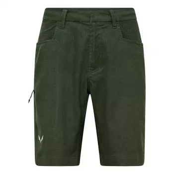 Salewa Agner Hemp Ripstop Shorts - Dark Olive - Größe XL