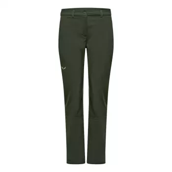 Salewa Puez Dolomia 2 Pants Damen Softshellhose - Dark Olive, Größe S