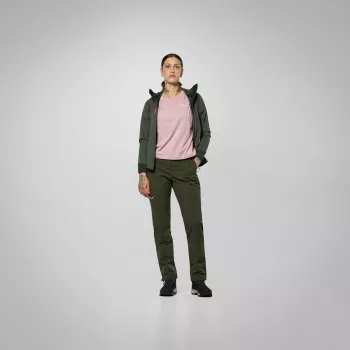 Salewa Puez Dolomia 2 Pants Damen Softshellhose - Dark Olive, Größe S