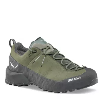 Salewa Wildfire Leather 2 GTX Hiking Boots - Faded Green/Black, EU 44