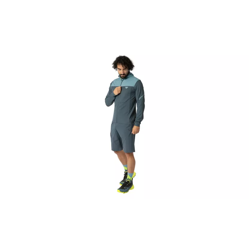 Dynafit Traverse Thermal Hooded Jacket Kapuzenjacke, Smoke Blue, M