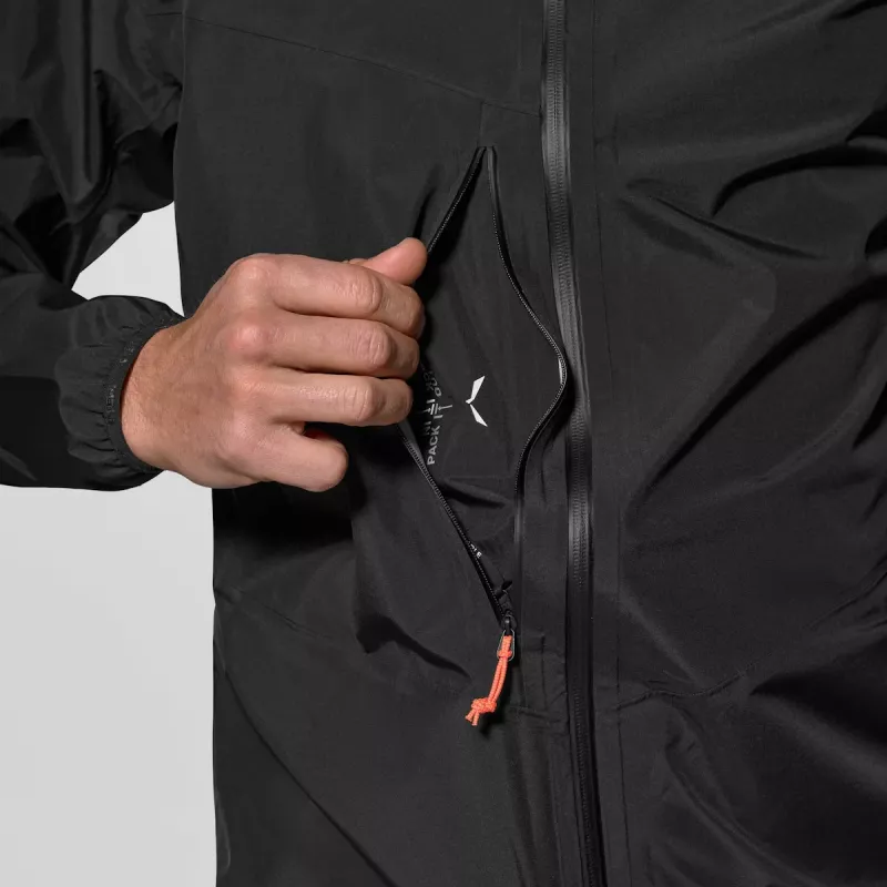 Salewa Agner 3 PTX 3L Jacket - Black Out - Größe S