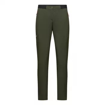 Salewa Pedroc 5 Dst Pant Damen Softshellhose - Dark Olive, Größe M