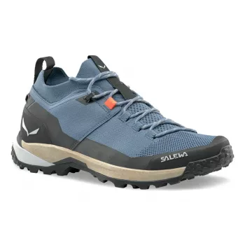Salewa Puez 2 Knit Ptx Low Hiking Shoes - Java Blue/Black, Größe 45