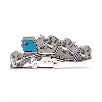 WAGO 2005-7641 TOPJOB S Durchgangsklemme, 6 mm², grau, 800 V, 41 A