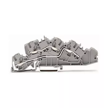 WAGO 2005-7642 Durchgangsklemme, 4 mm², 32 A, 400 V, grau, CAGE CLAMP