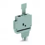 WAGO 2004-911 TOPJOB S 2-Leiter-Klemme, 4 mm², grau, Hutschienenmontage