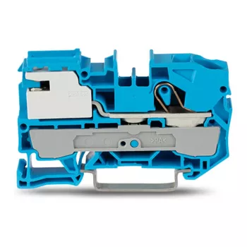 WAGO Neutral-Trennklemme 10 mm² 1 Leiter Blau