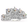 WAGO Installationsklemme 2203-7646 mit Betätigungsdrücker 2,5 mm² grau