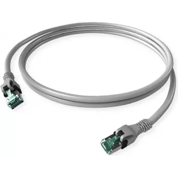 ZVK GMBH DualBoot Cat.6A S/FTP Push-Pull Patchkabel, Grau, 7,5 m