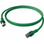 EasyLan saCon DualBoot Patchkabel S/FTP Grün 1,00m Cat.6A