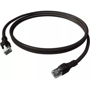 EasyLan saCon DualBoot Patchkabel S/FTP Schwarz 5,00m Cat.6A
