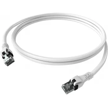 EasyLan saCon DualBoot Patchkabel Cat.6A S/FTP Weiß 2,0m