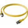 EasyLan saCon DualBoot Patchkabel S/FTP Gelb 3,00m Cat.6A