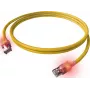 EasyLan DualBoot LED Patchkabel RJ45 S/FTP Cat.6A (Class EA) - mit saCon Stecker - LSOH - Gelb - 7m