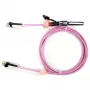 EASYLAN OM4 Fiber Optic Patch Cable 10 m LC Duplex to SC Duplex LSZH Violet