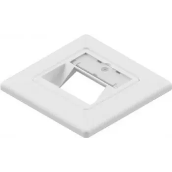 EasyLan CKVDUSL2R Keystone-Modul-Trägerrahmen - 2 Port - Weiß - Unterputzmontage