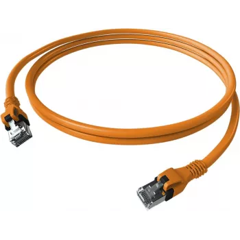 EasyLan saCon DualBoot Patchkabel S/FTP Cat.6A Orange 1,0 m