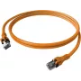 EasyLan saCon DualBoot Patchkabel S/FTP Cat.6A Orange 1,0 m