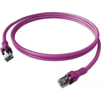 EASYLAN CPP1OVAVAV0050 DualBoot Push Patchkabel Cat.6A S/FTP geschirmt Violett 5,0m