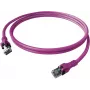 EASYLAN CPP1OVAVAV0050 DualBoot Push Patchkabel Cat.6A S/FTP geschirmt Violett 5,0m