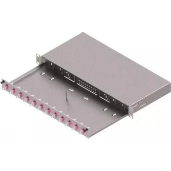 ZVK EasyLan LWL Verteilerfeld Basic LSB0B224 Grade C 1U 12 Ports 12x LC-Duplex OM4