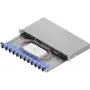 ZVK Easylan LWL Spleißgehäuse Basic 1U 12x SC-Duplex OS2 Schublade