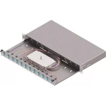 ZVK Easylan LWL Spleißkassette Basic SB0012481HE 12x LC-Duplex Standard OM3 Slide-Out - Glasfaser-Patchpanel