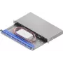EASYLAN LSB1C225 Glasfaser-Spleißgehäuse Basic 1U 24x SC-Duplex OS2 Ausziehbar