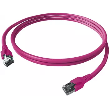 EasyLan FlexBoot Patchkabel Cat.6A S/FTP Violett 2,00m