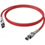 EasyLan VarioBoot Patchkabel Cat.6A S/FTP Rot 1,0 m