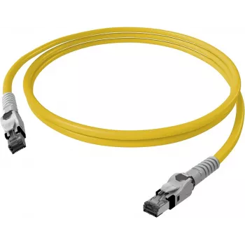 EasyLan VarioBoot Patchkabel Cat.6A S/FTP Gelb 1,0m