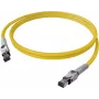 EasyLan VarioBoot Patchkabel Cat.6A S/FTP Gelb 1,0m