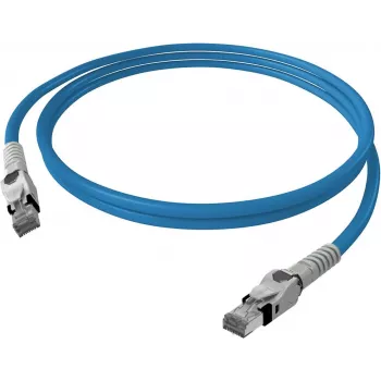 EasyLan VarioBoot Patchkabel Cat.6A S/FTP Blau 2,0m