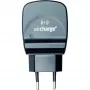 Bachmann EU Plug AirCharge Wireless Charger - Qi 5W - Weiß