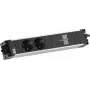 Bachmann STEP ALU Tisch-Stromversorgung 2x Schuko 1x USB-C 100W Aluminium