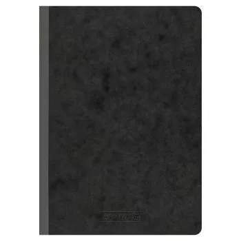 BRUNNEN Geschäftsbuch A5 liniert 96 Blatt Softcover Schwarz - A5