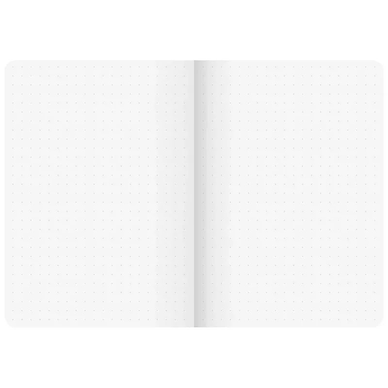 BRUNNEN FACT!plus Notizbuch DIN A6 Punktraster Hardcover Schwarz