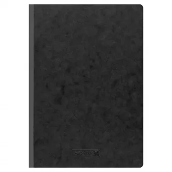 BRUNNEN FACT!plus Notizbuch A4 kariert 96 Blatt Schwarz
