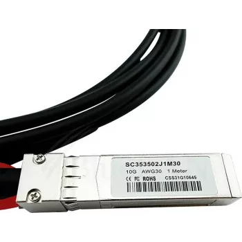BlueOptics 37-1197-01-BL Kompatibles Cisco 10GBASE-CR Aktives SFP+ zu SFP+ Direct Attach Kabel, 3m, AWG30