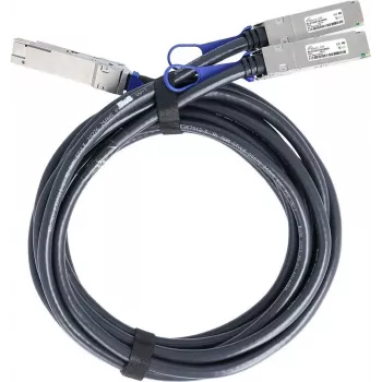 BlueLAN Kompatibles Mellanox MCP7H50-V002R26 Passives 200GBASE-CR4 QSFP56 auf 2x100GBASE-CR2 QSFP56 Direct Attach Breakout-Kabel, 2m, AWG26