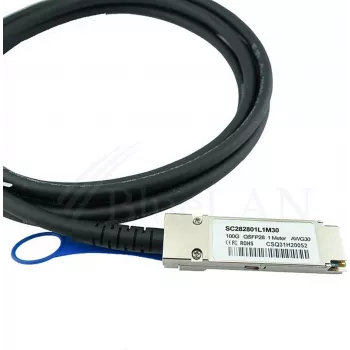 BLUELAN Kompatibles Cisco QSFP-100G-CU50CM Direct Attach Kabel, 100GBASE-CR4, Infiniband EDR, 30AWG, 0,5m