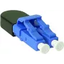 BlueOptics Loopback Adapter LC Duplex Singlemode SM 9/125µm Keramikferrule Blau