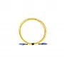 BlueOptics Duplex Fiber Optic Patch Cable, MDC-UPC to MDC-UPC, Singlemode 9/125µm, G.657, 3m, Blau