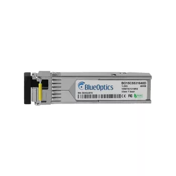 BlueOptics BO15C5531640D SFP Transceiver, LC Simplex, 1000BASE-BX, 40 km, Kompatibel mit TP-Link SFP-BXD53-40KM